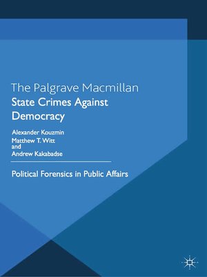 cover image of State Crimes Against Democracy